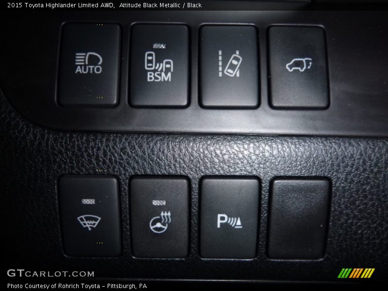 Attitude Black Metallic / Black 2015 Toyota Highlander Limited AWD