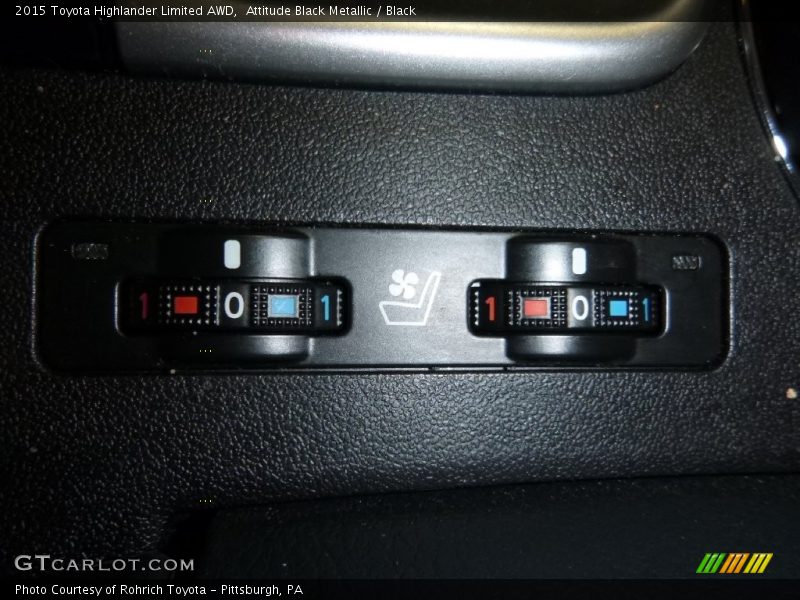 Attitude Black Metallic / Black 2015 Toyota Highlander Limited AWD