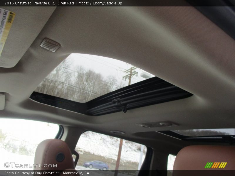 Siren Red Tintcoat / Ebony/Saddle Up 2016 Chevrolet Traverse LTZ