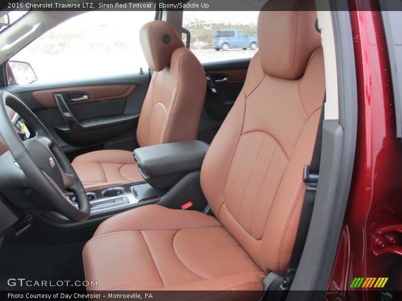 Front Seat of 2016 Traverse LTZ