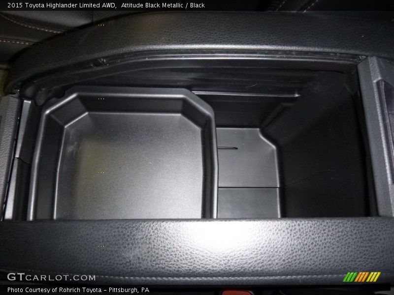 Attitude Black Metallic / Black 2015 Toyota Highlander Limited AWD