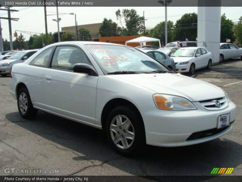 Taffeta White / Ivory 2003 Honda Civic LX Coupe