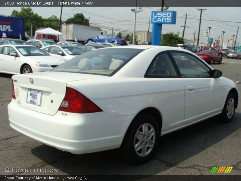 Taffeta White / Ivory 2003 Honda Civic LX Coupe