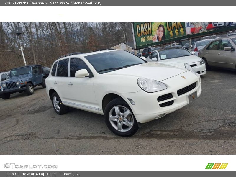 Sand White / Stone/Steel Grey 2006 Porsche Cayenne S