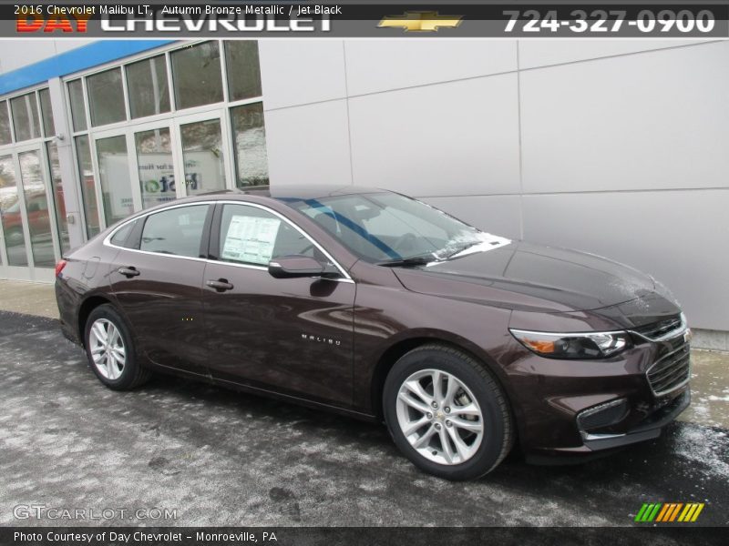 Autumn Bronze Metallic / Jet Black 2016 Chevrolet Malibu LT