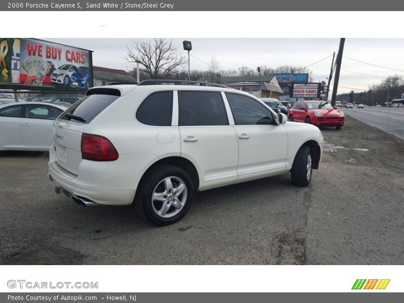 Sand White / Stone/Steel Grey 2006 Porsche Cayenne S