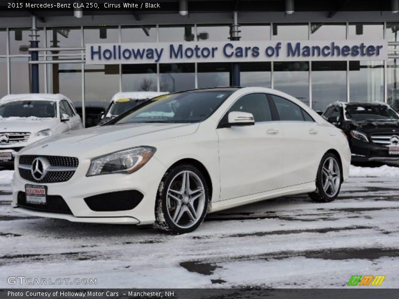 Cirrus White / Black 2015 Mercedes-Benz CLA 250