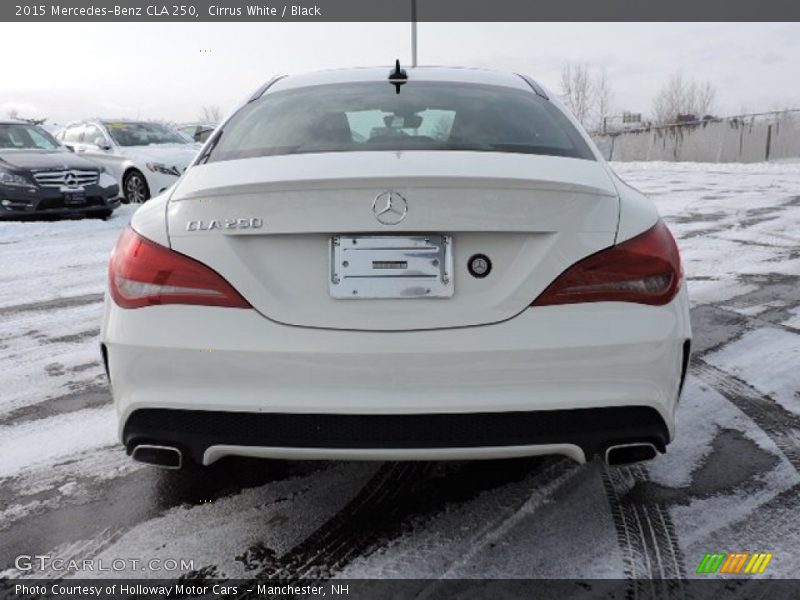 Cirrus White / Black 2015 Mercedes-Benz CLA 250