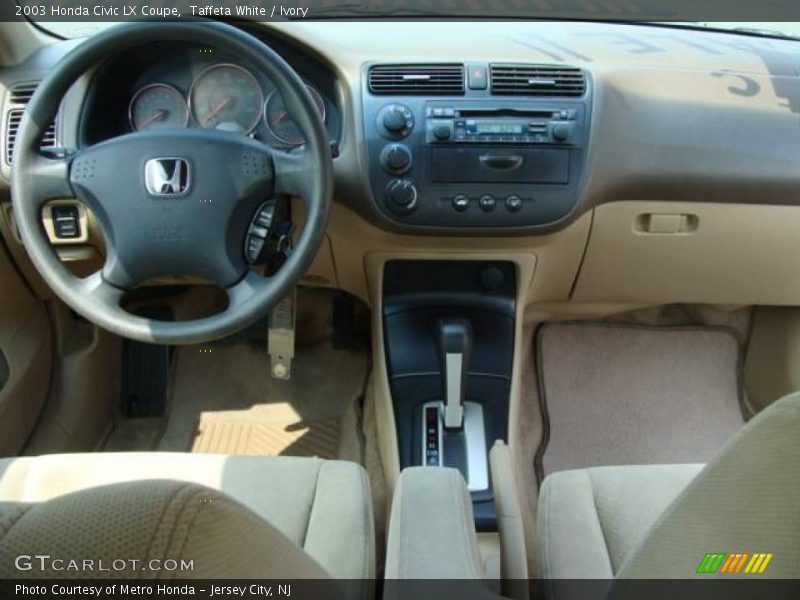 Taffeta White / Ivory 2003 Honda Civic LX Coupe