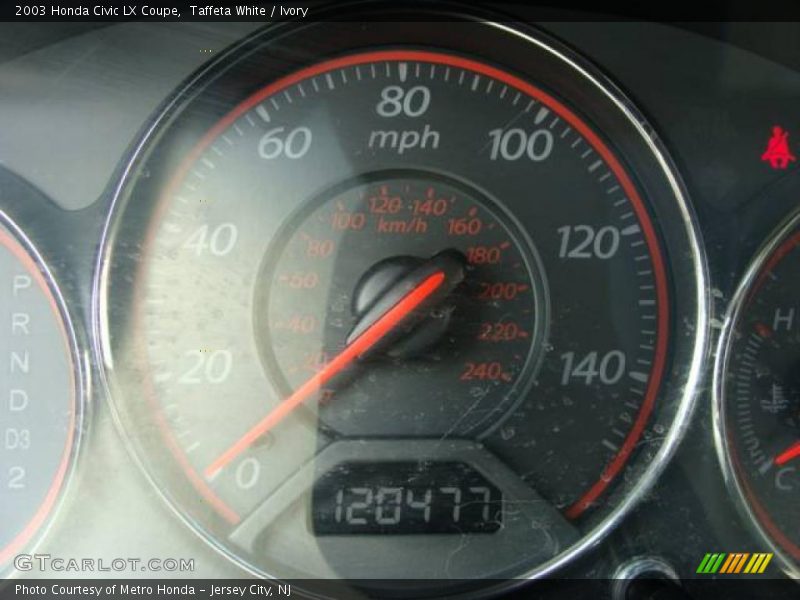 Taffeta White / Ivory 2003 Honda Civic LX Coupe