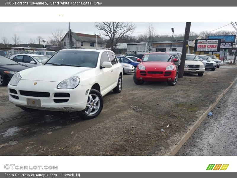 Sand White / Stone/Steel Grey 2006 Porsche Cayenne S