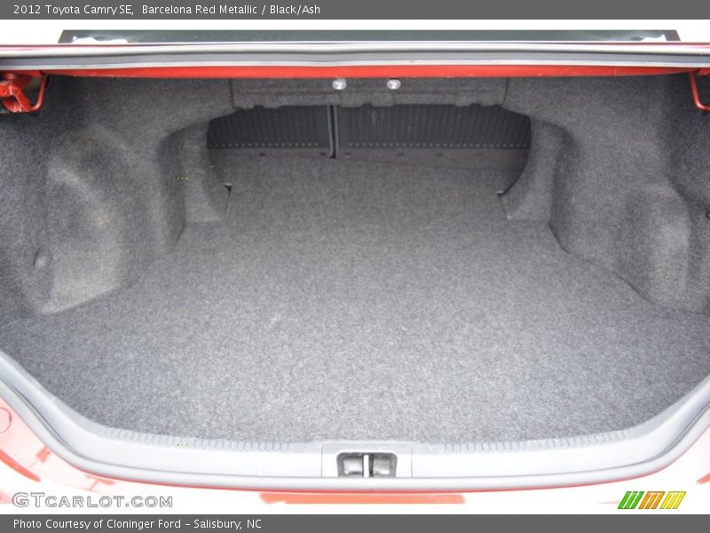 Barcelona Red Metallic / Black/Ash 2012 Toyota Camry SE