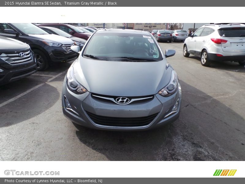 Titanium Gray Metallic / Black 2015 Hyundai Elantra SE Sedan