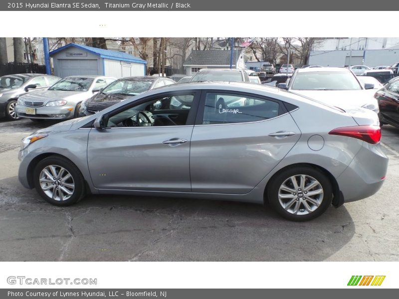 Titanium Gray Metallic / Black 2015 Hyundai Elantra SE Sedan