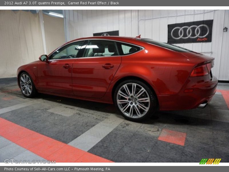 Garnet Red Pearl Effect / Black 2012 Audi A7 3.0T quattro Prestige