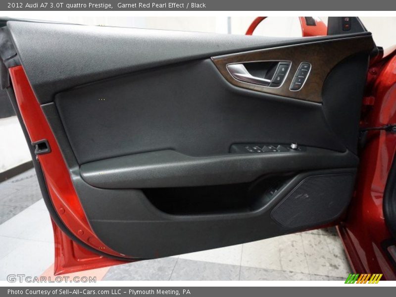 Garnet Red Pearl Effect / Black 2012 Audi A7 3.0T quattro Prestige