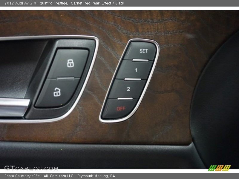 Garnet Red Pearl Effect / Black 2012 Audi A7 3.0T quattro Prestige