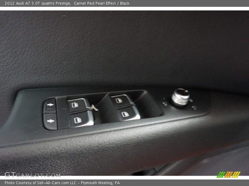 Garnet Red Pearl Effect / Black 2012 Audi A7 3.0T quattro Prestige