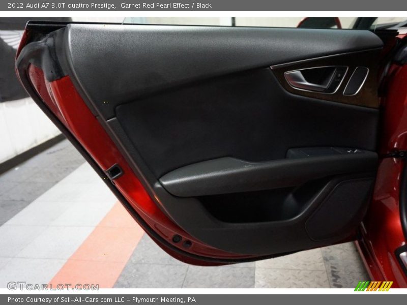Garnet Red Pearl Effect / Black 2012 Audi A7 3.0T quattro Prestige