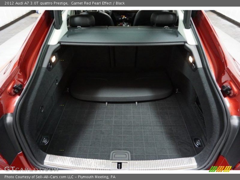 Garnet Red Pearl Effect / Black 2012 Audi A7 3.0T quattro Prestige