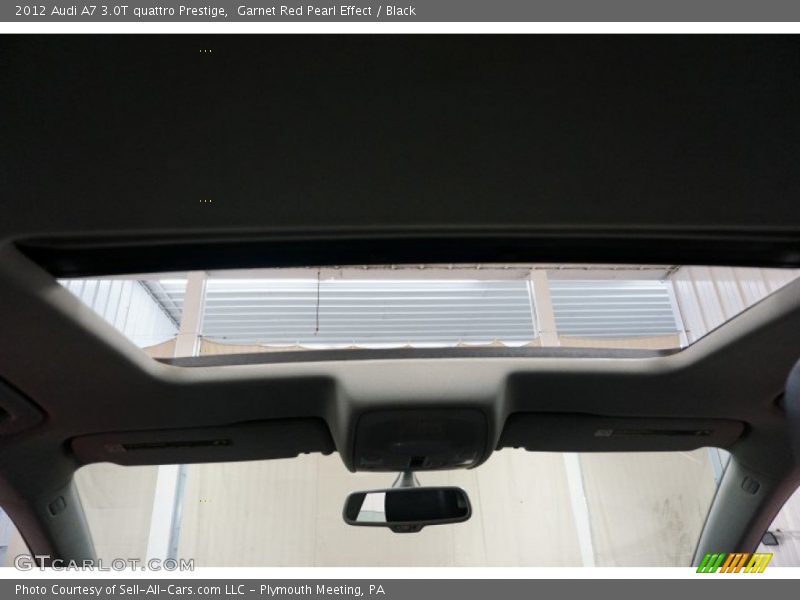 Garnet Red Pearl Effect / Black 2012 Audi A7 3.0T quattro Prestige