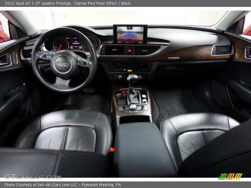 Garnet Red Pearl Effect / Black 2012 Audi A7 3.0T quattro Prestige