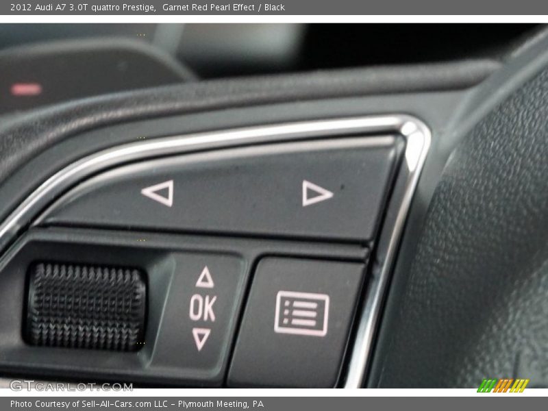 Garnet Red Pearl Effect / Black 2012 Audi A7 3.0T quattro Prestige
