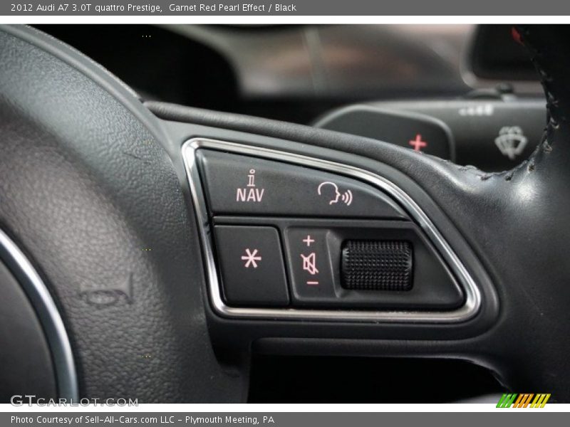 Garnet Red Pearl Effect / Black 2012 Audi A7 3.0T quattro Prestige
