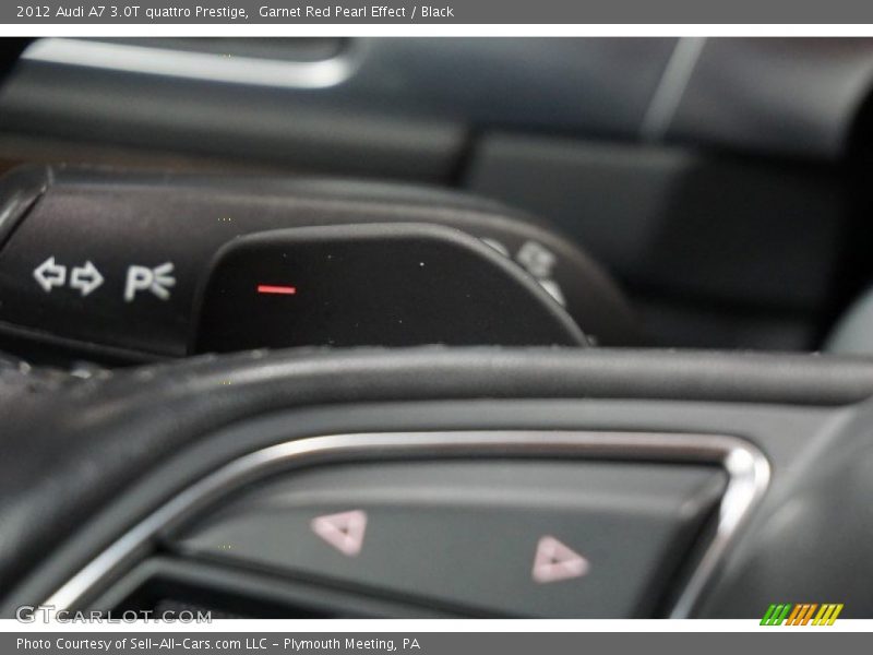Garnet Red Pearl Effect / Black 2012 Audi A7 3.0T quattro Prestige