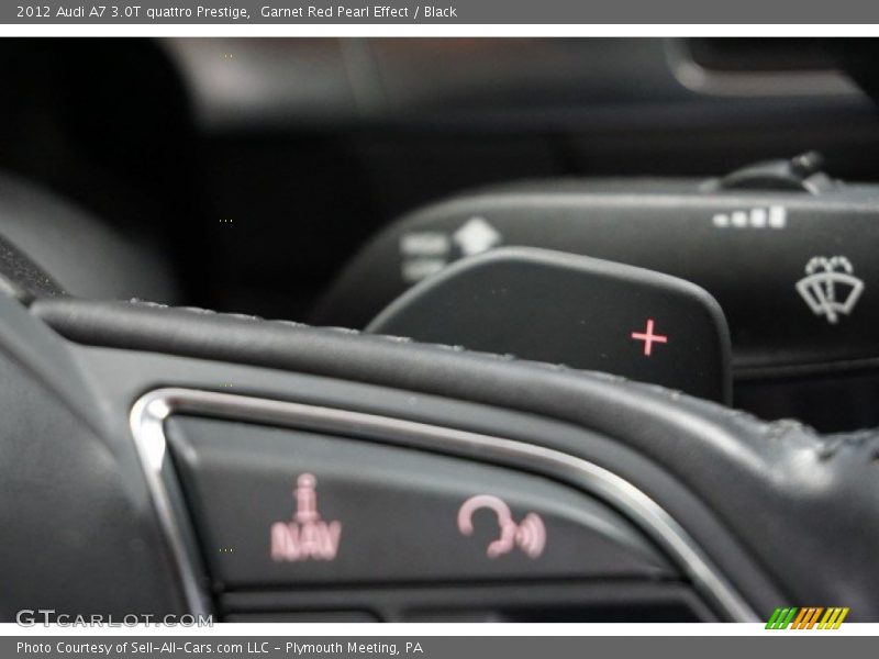 Garnet Red Pearl Effect / Black 2012 Audi A7 3.0T quattro Prestige