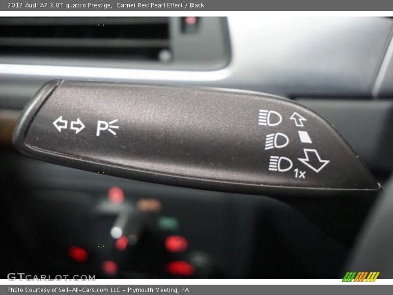 Garnet Red Pearl Effect / Black 2012 Audi A7 3.0T quattro Prestige