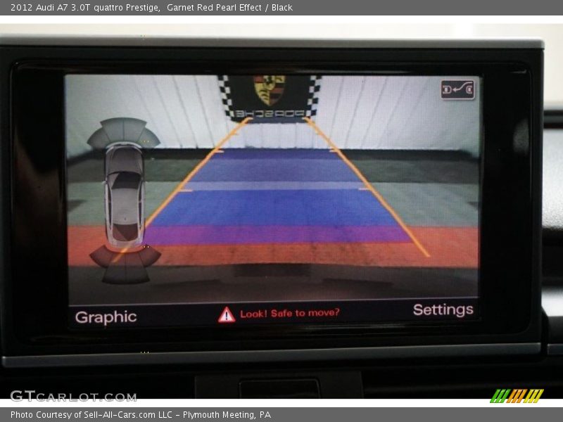 Garnet Red Pearl Effect / Black 2012 Audi A7 3.0T quattro Prestige