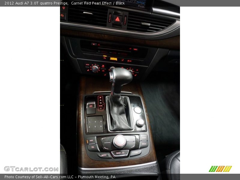 Garnet Red Pearl Effect / Black 2012 Audi A7 3.0T quattro Prestige