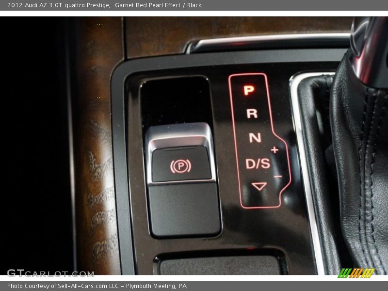 Garnet Red Pearl Effect / Black 2012 Audi A7 3.0T quattro Prestige