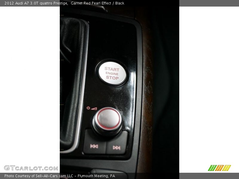 Garnet Red Pearl Effect / Black 2012 Audi A7 3.0T quattro Prestige