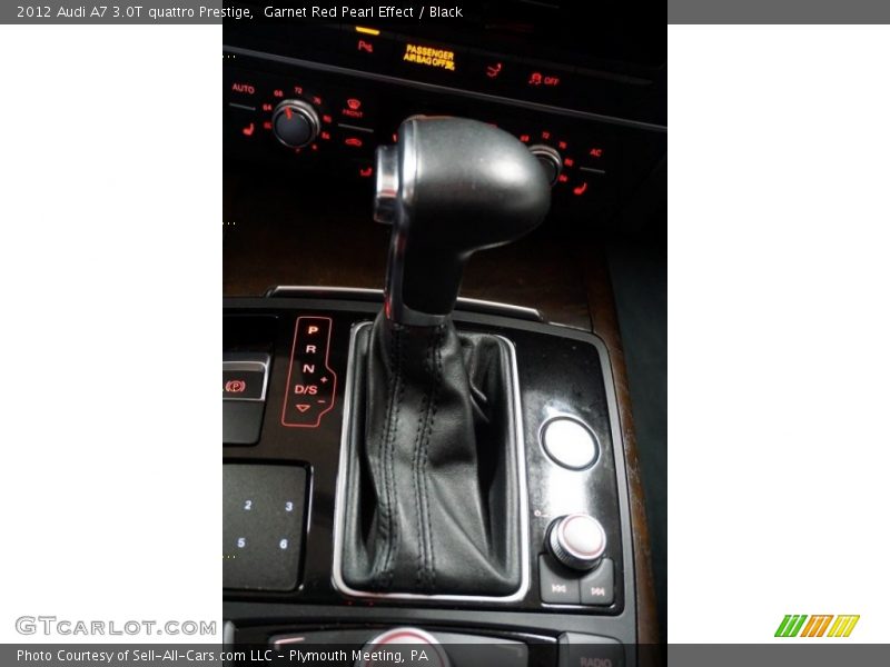 Garnet Red Pearl Effect / Black 2012 Audi A7 3.0T quattro Prestige