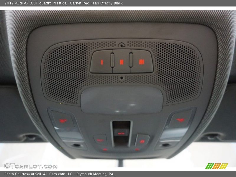 Garnet Red Pearl Effect / Black 2012 Audi A7 3.0T quattro Prestige