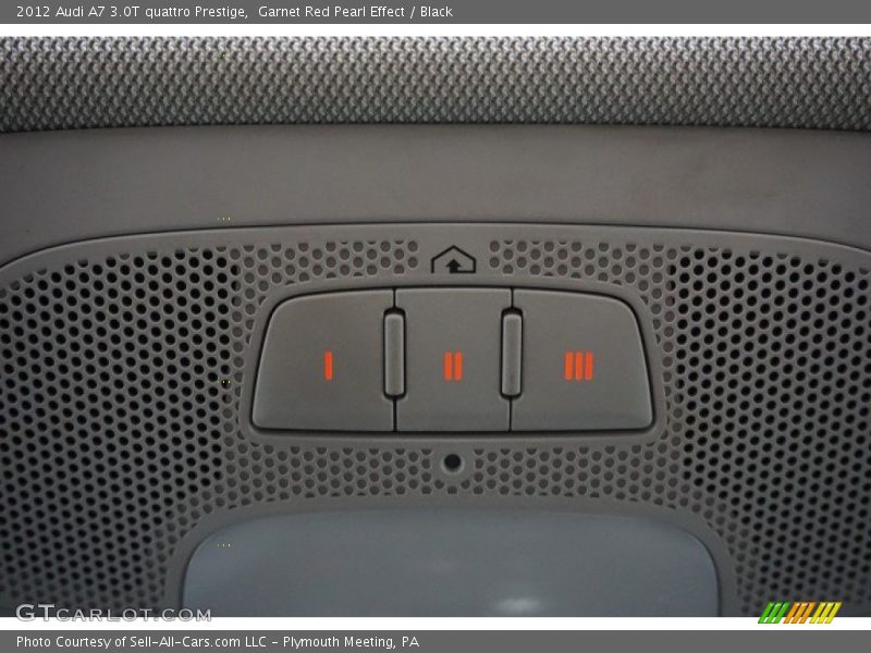 Garnet Red Pearl Effect / Black 2012 Audi A7 3.0T quattro Prestige