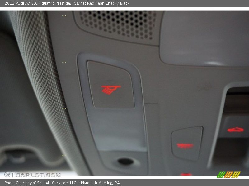 Garnet Red Pearl Effect / Black 2012 Audi A7 3.0T quattro Prestige