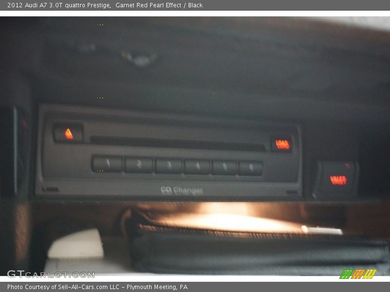 Garnet Red Pearl Effect / Black 2012 Audi A7 3.0T quattro Prestige