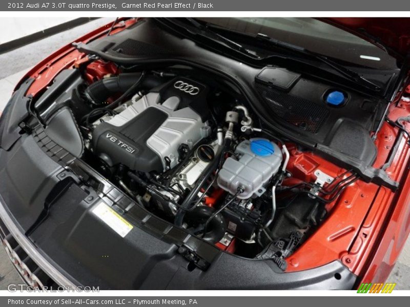 Garnet Red Pearl Effect / Black 2012 Audi A7 3.0T quattro Prestige