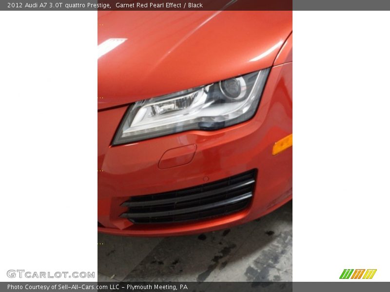 Garnet Red Pearl Effect / Black 2012 Audi A7 3.0T quattro Prestige