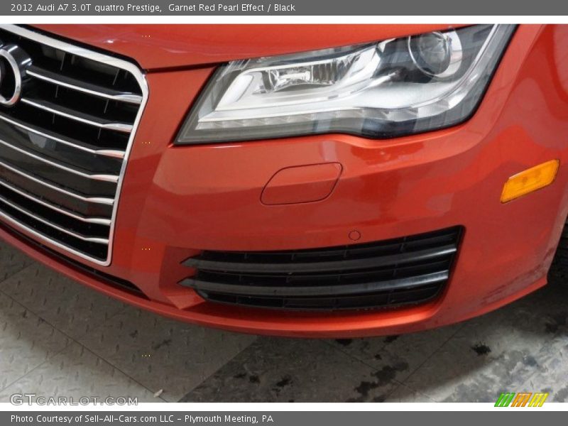 Garnet Red Pearl Effect / Black 2012 Audi A7 3.0T quattro Prestige