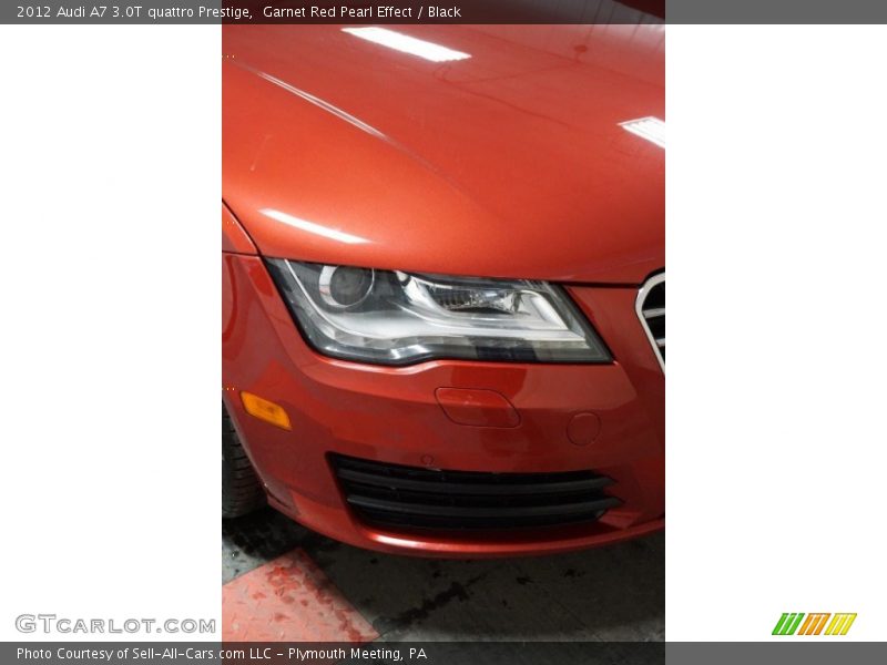 Garnet Red Pearl Effect / Black 2012 Audi A7 3.0T quattro Prestige