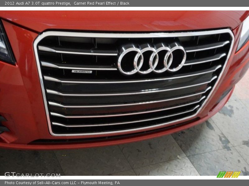 Garnet Red Pearl Effect / Black 2012 Audi A7 3.0T quattro Prestige