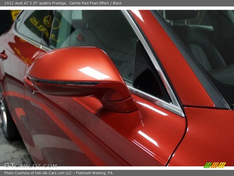 Garnet Red Pearl Effect / Black 2012 Audi A7 3.0T quattro Prestige