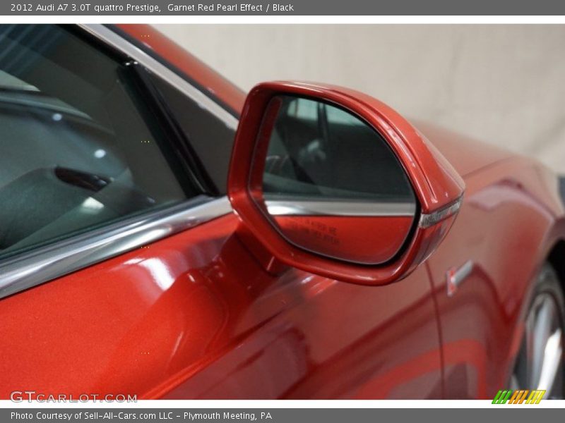 Garnet Red Pearl Effect / Black 2012 Audi A7 3.0T quattro Prestige