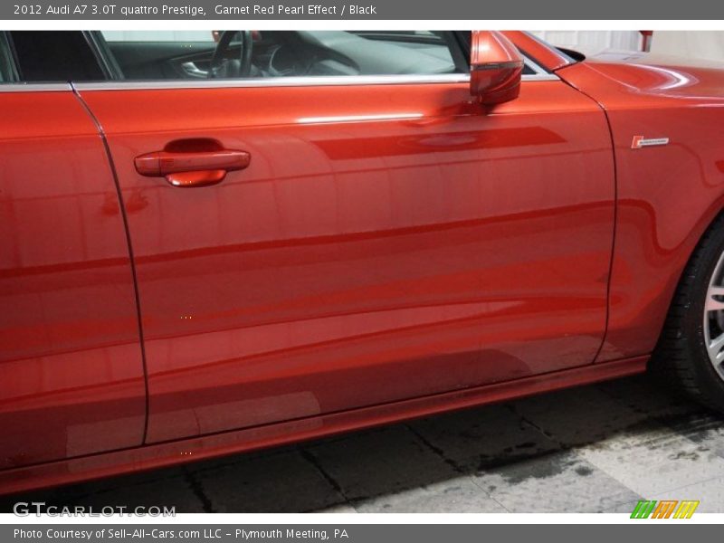 Garnet Red Pearl Effect / Black 2012 Audi A7 3.0T quattro Prestige