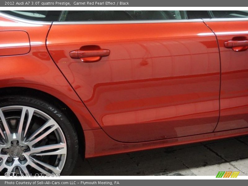 Garnet Red Pearl Effect / Black 2012 Audi A7 3.0T quattro Prestige