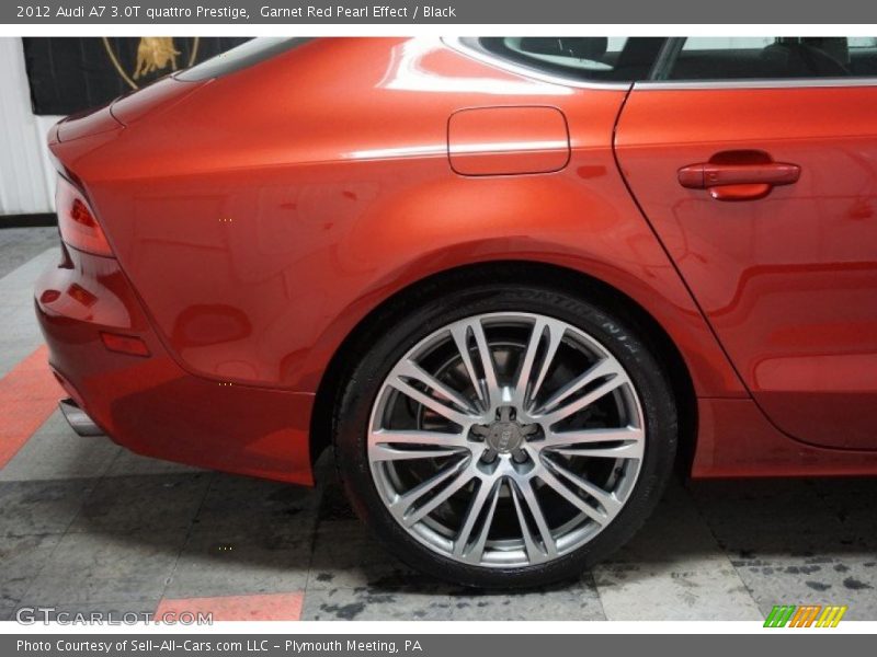 Garnet Red Pearl Effect / Black 2012 Audi A7 3.0T quattro Prestige